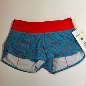 Lululemon Athletica Patterned Athletic Shorts Size 4 Seawheeze Cheeto